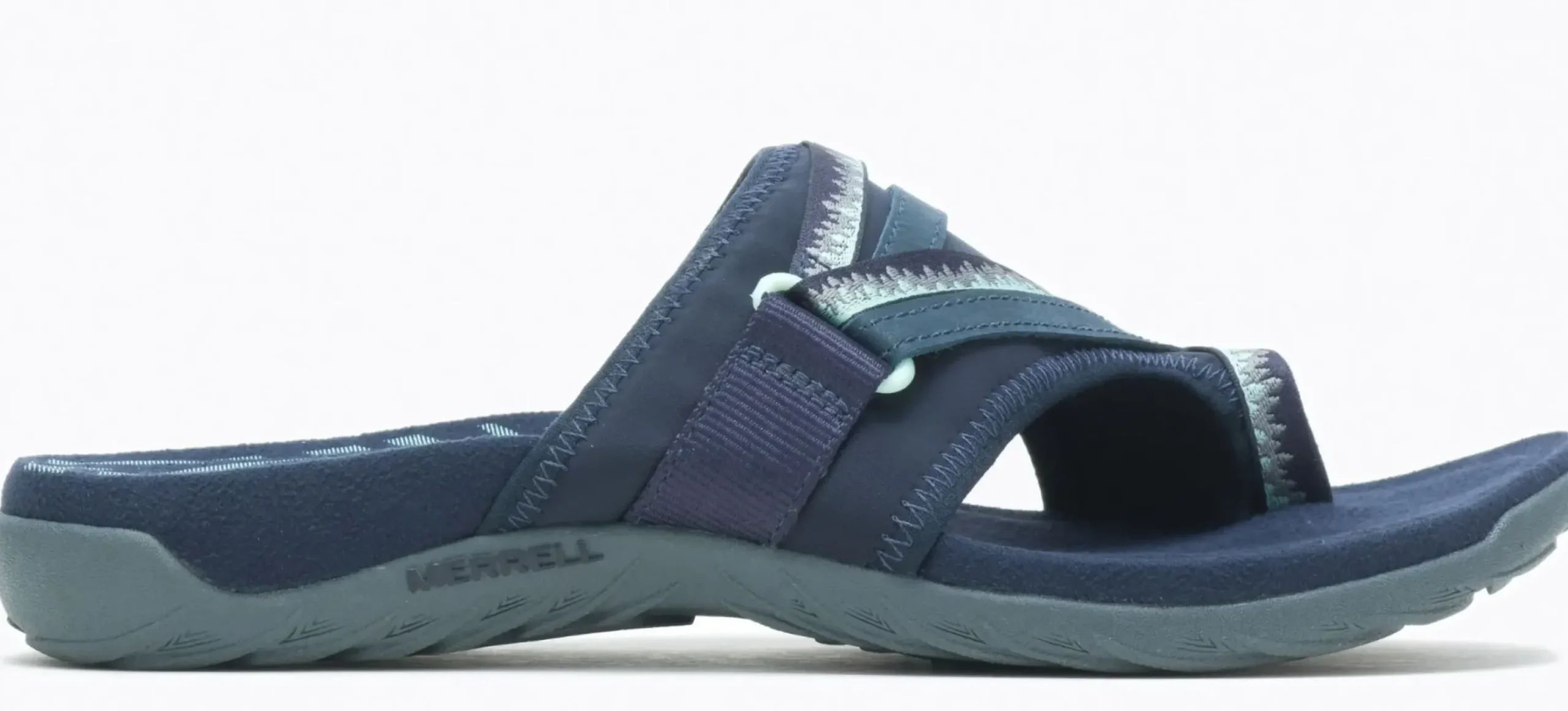 New Merrell Terran 3 Cush Post Navy Thong Sandal