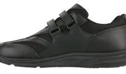 Outlet SAS Shoes Tmv Black Leather Mesh Walking Shoe