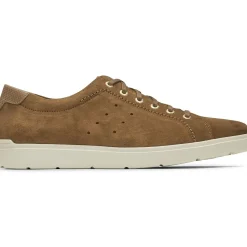 New Rockport Total Motion Lite Tan Suede Lace-Up Sneaker