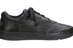 Discount SAS Shoes Tour Black Leather Lace-Up Sneaker
