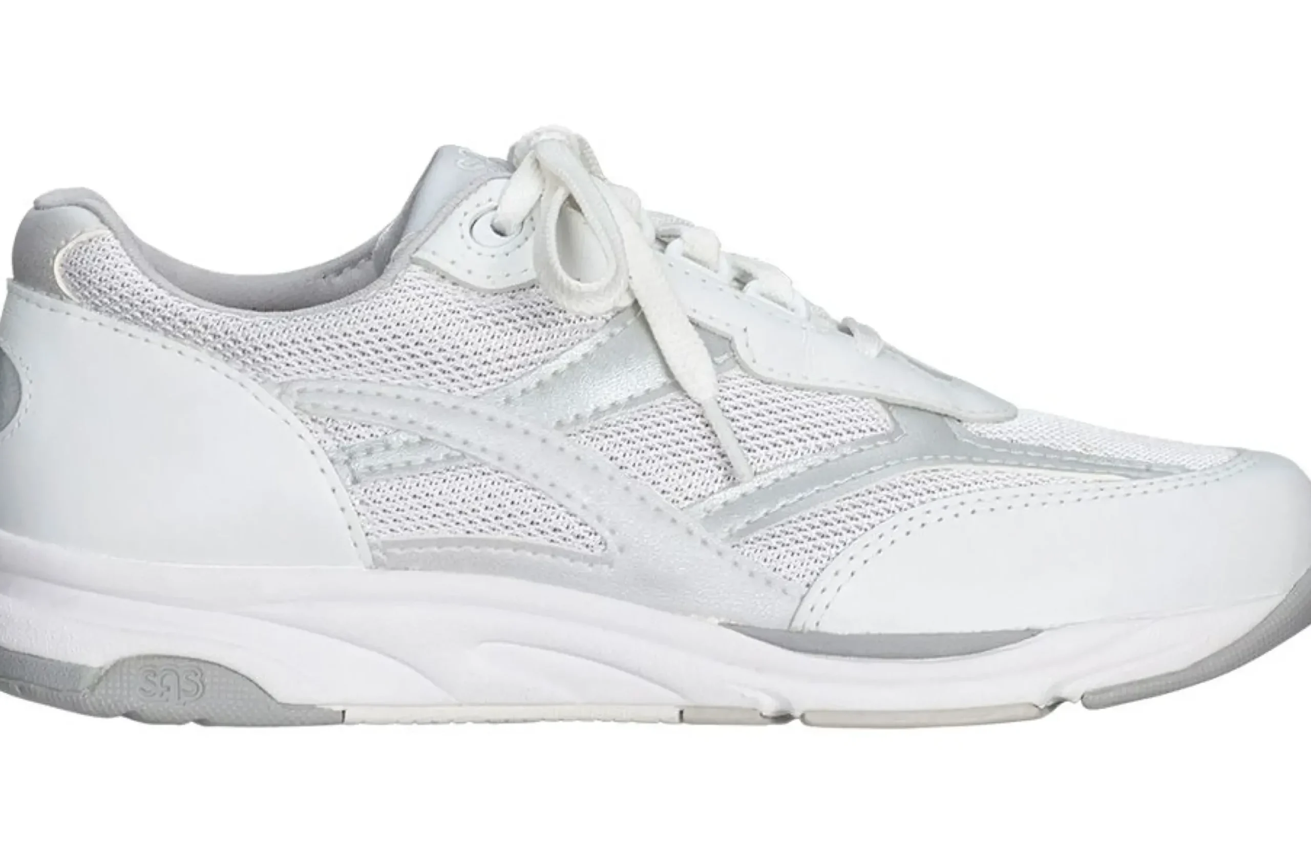 Online SAS Shoes Tour Silver Mesh Lace-Up Sneaker