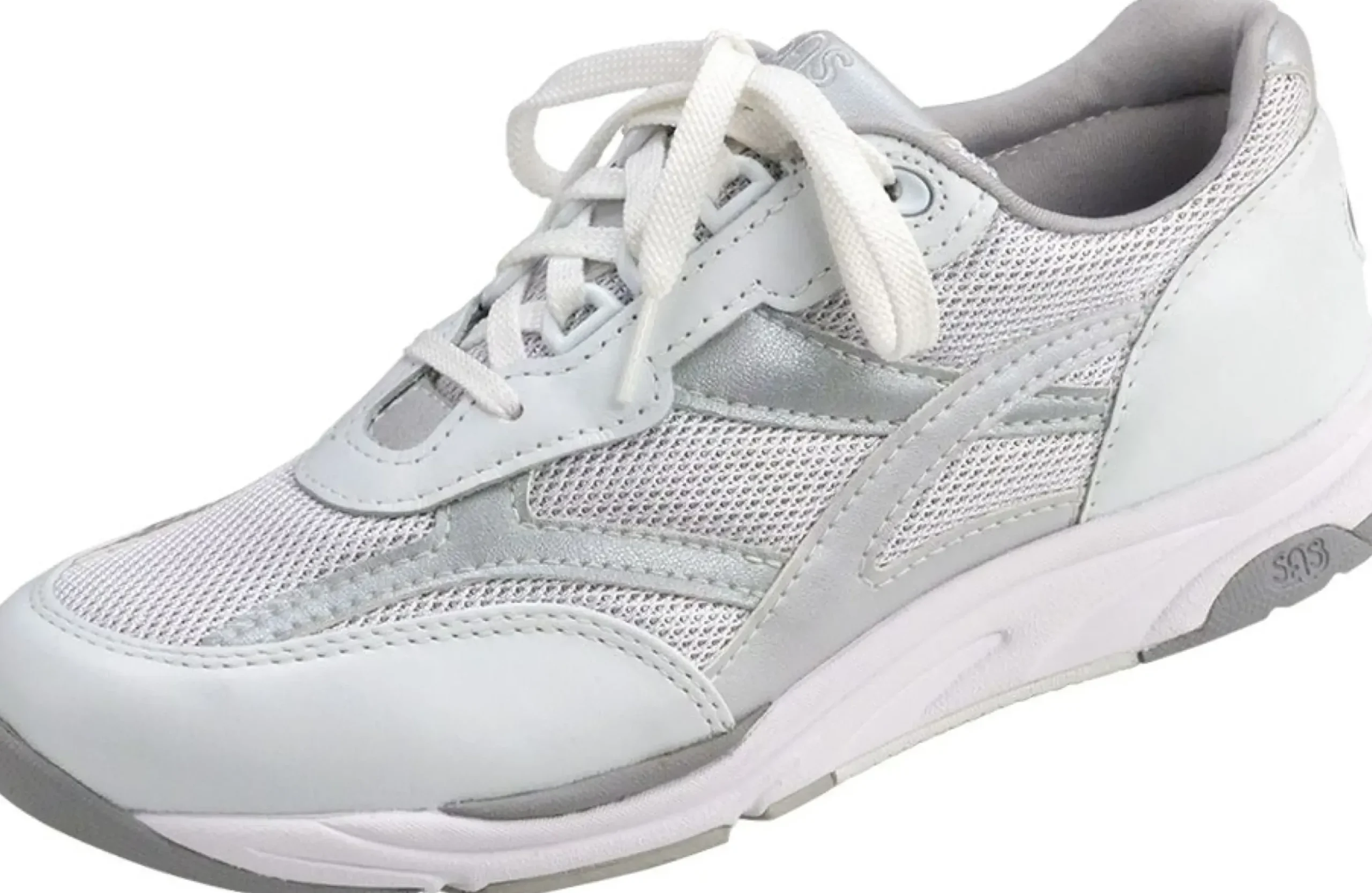 Online SAS Shoes Tour Silver Mesh Lace-Up Sneaker