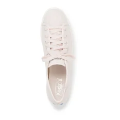 New Keds Triple Kick Pink Lace-Up Platform Tennis Sneaker