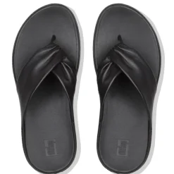 Sale Fit Flop Twiss Black Leather Thong Sandal