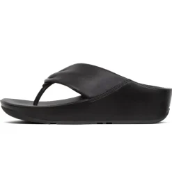 Sale Fit Flop Twiss Black Leather Thong Sandal