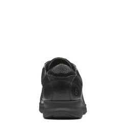 New Clarks Un Adorn Lace Black Leather Sneaker