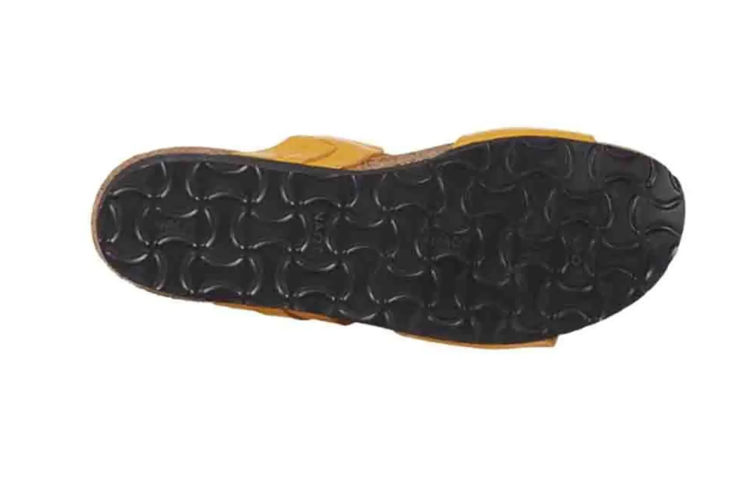 Naot Victoria Marigold Yellow Leather Embellished Slide Sandal