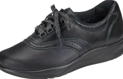 Hot SAS Shoes Walk Easy Black Leather Walking Shoe