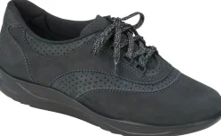 SAS Shoes Walk Easy Nero Nubuck Leather Walking Shoe