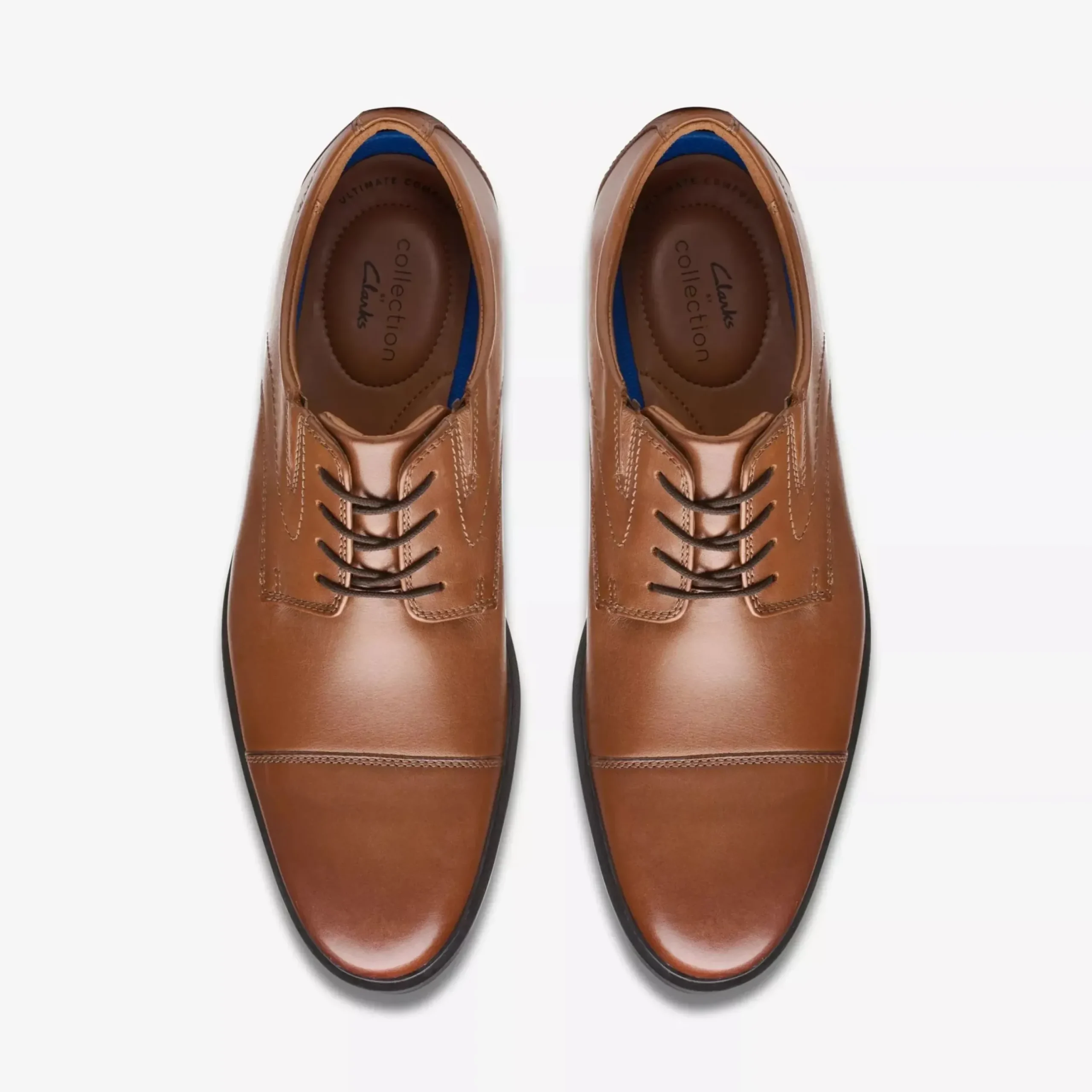 Online Clarks Whiddon Cap Dark Tan
