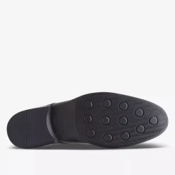 Sale Clarks Whiddon Step Black Leather Dress Loafer