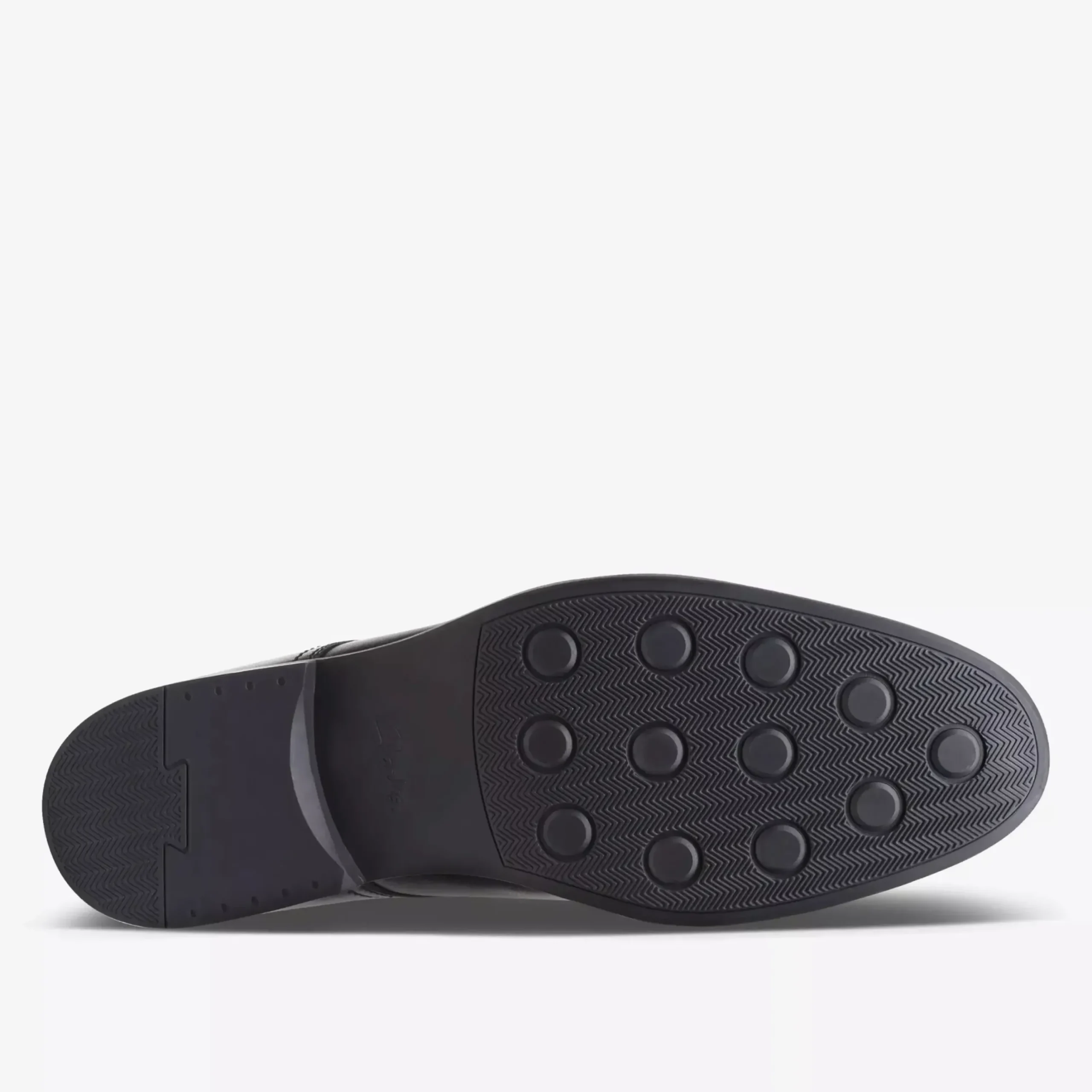 Sale Clarks Whiddon Step Black Leather Dress Loafer