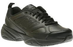 Sale New Balance Wid626K2 Slip-Resistant Black Leather Sneaker
