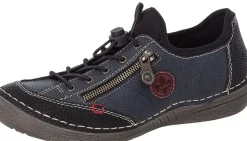 Rieker Wildebuk Black Navy Sneaker