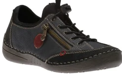 Rieker Wildebuk Black Navy Sneaker