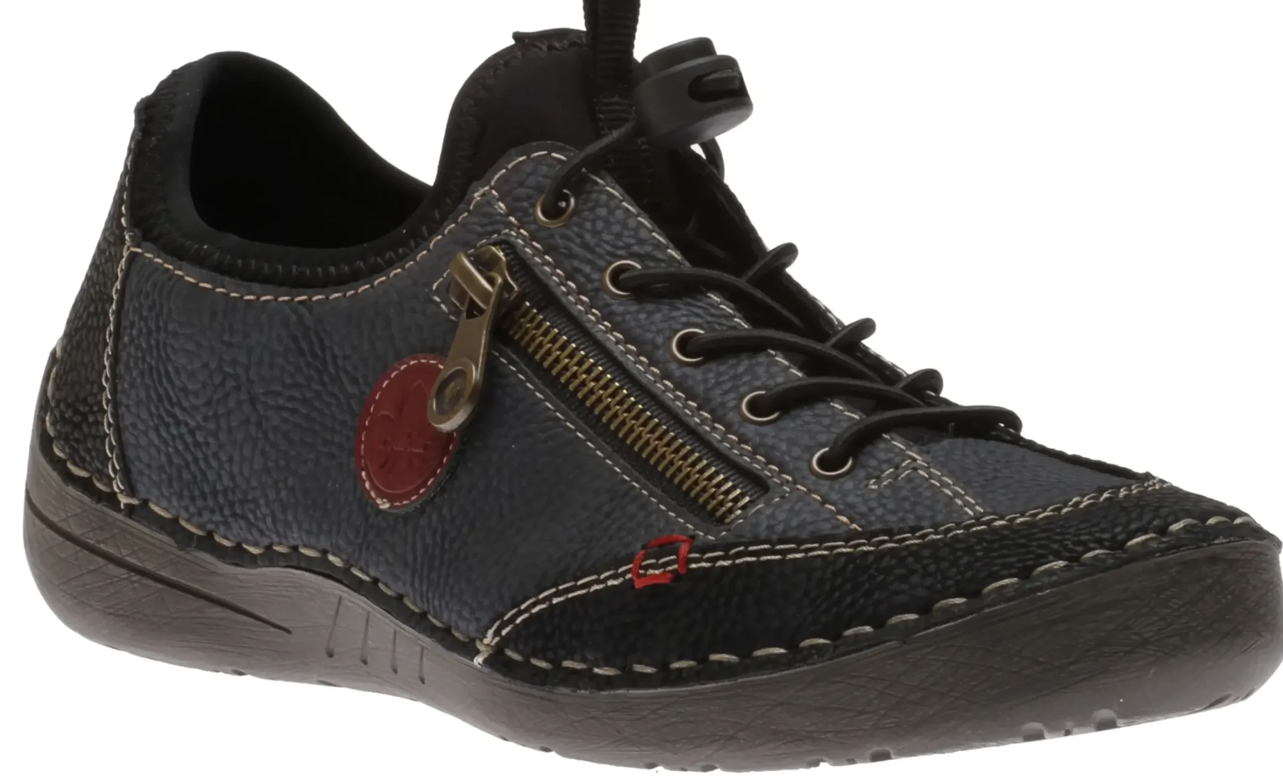 Rieker Wildebuk Black Navy Sneaker