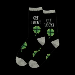 Outlet Hotsox Women's Get Lucky Crew Socks