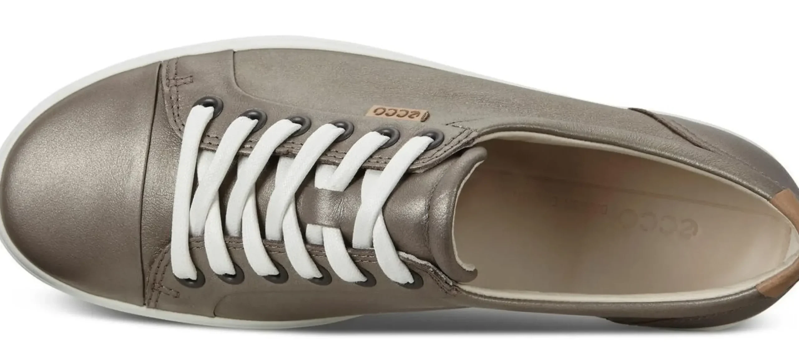 Sale Ecco Women's Soft 7 Stone Metallic Lace-Up Sneaker