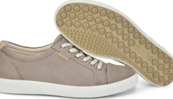 Best Ecco Women's Soft 7 Warm Grey Lace-Up Sneaker