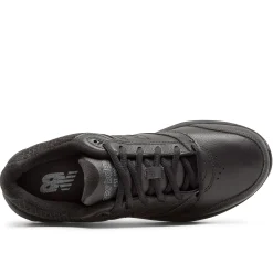 Hot New Balance Ww928Bk3 Black Leather Lace-Up Walking Shoe