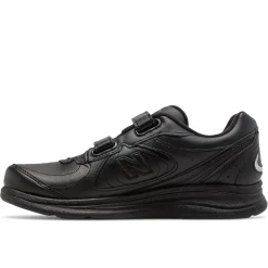 Outlet New Balance Ww577Vk Black Leather Velcro Walking Shoe