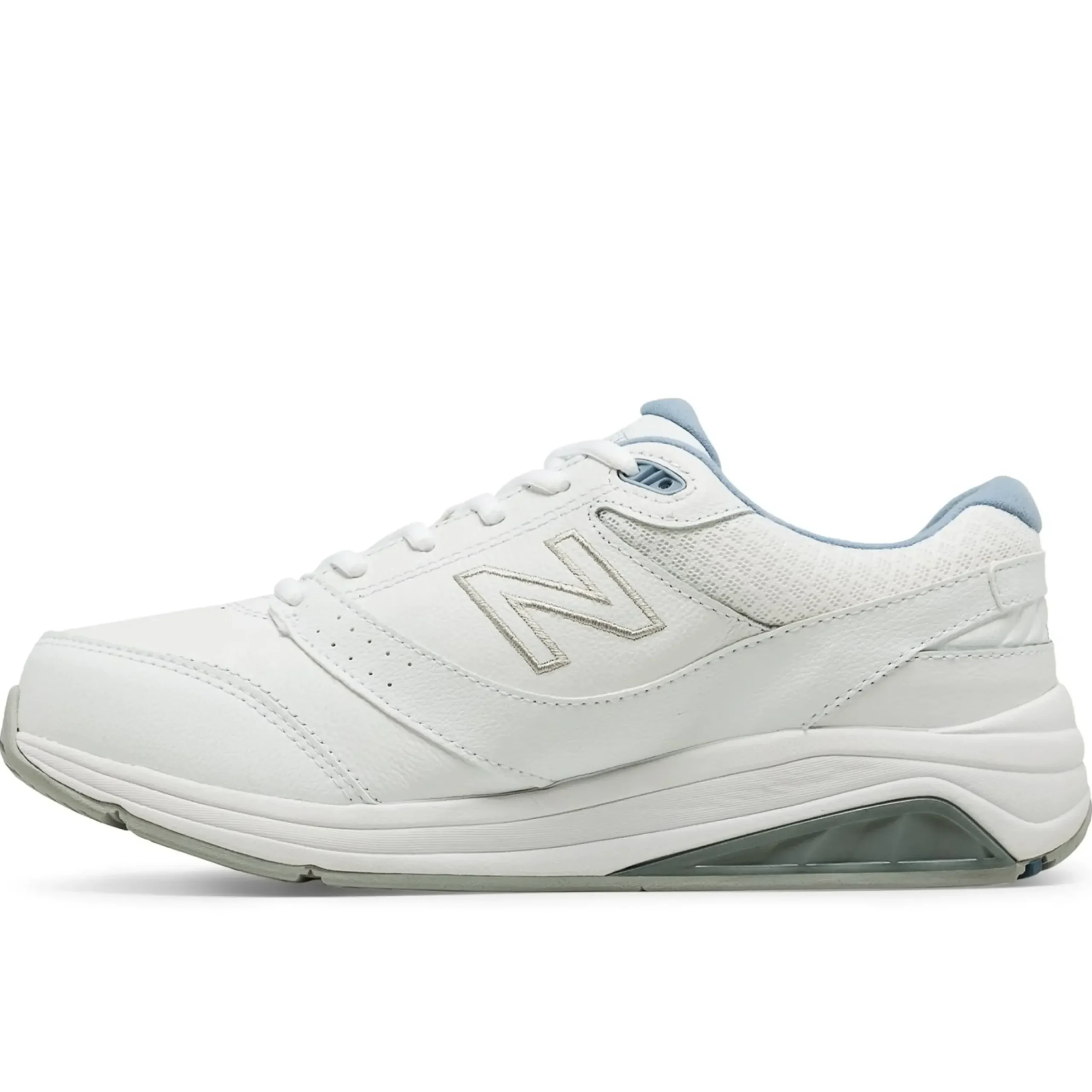 Sale New Balance Ww928Wb3 White Leather Lace-Up Walking Shoe