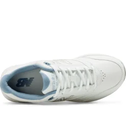 Sale New Balance Ww928Wb3 White Leather Lace-Up Walking Shoe