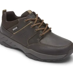 Outlet Rockport Xcs Spruce Peak Brown Waterproof Leather Lace-Up Walking Shoe