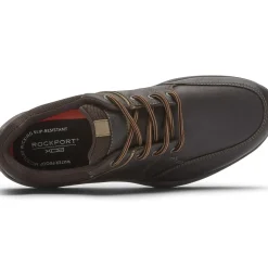 Outlet Rockport Xcs Spruce Peak Brown Waterproof Leather Lace-Up Walking Shoe
