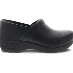 New Dansko Xp 2.0 Black Waterproof Leather Pull Up Clog