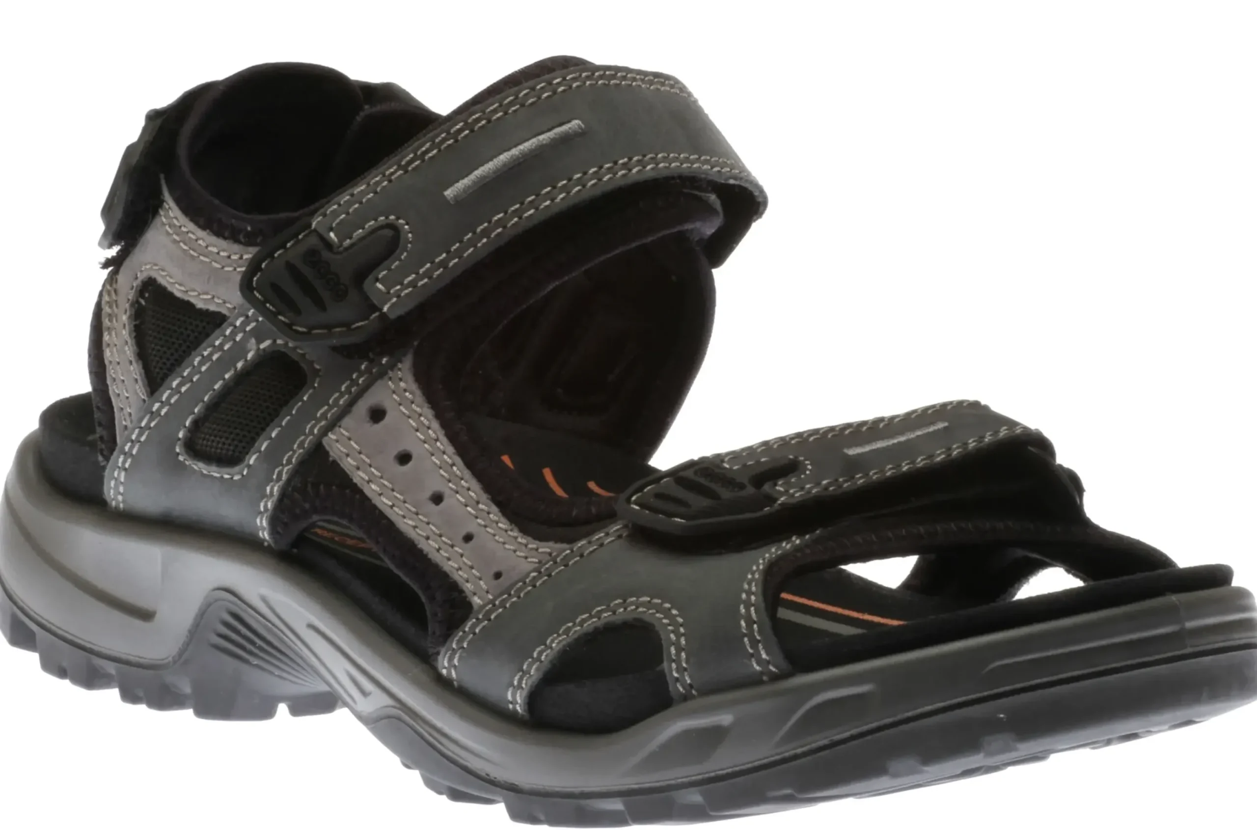 Best Ecco Yucatan Marine Oil Nubuck Leather Sport Sandal