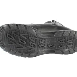 Online Toe Warmers Yukon Black Leather Lace-Up Winter Ankle Boot