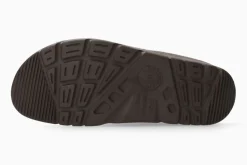 Clearance Mephisto Zach Desert Brown Leather Slide Sandal