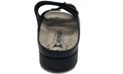 Sale Mephisto Zach Unisex Black Leather Slide Sandal