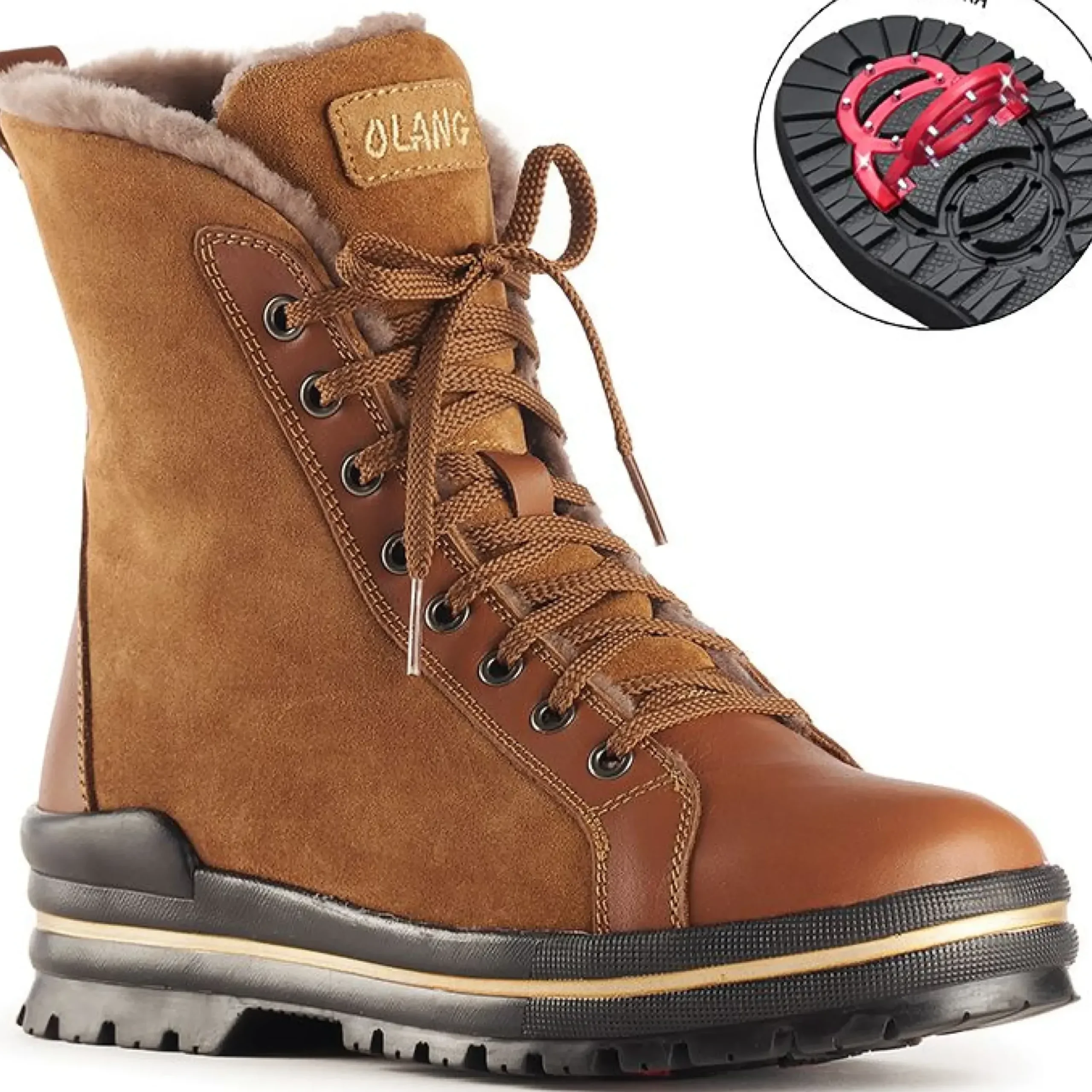 Hot Olang Zaide Caramel Winter Boot