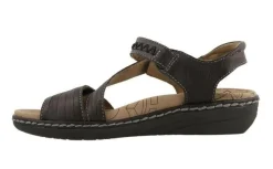 Discount Taos Zenith Black Leather Adjustable Z-Strap Walking Sandal