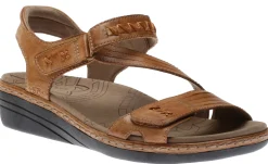 Online Taos Zenith Honey Brown Leather Adjustable Z-Strap Walking Sandal