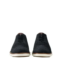 Best Cole Haan Zeru00D8Grand Wingtip Oxford Black Stitchlite