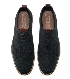 Best Cole Haan Zeru00D8Grand Wingtip Oxford Black Stitchlite