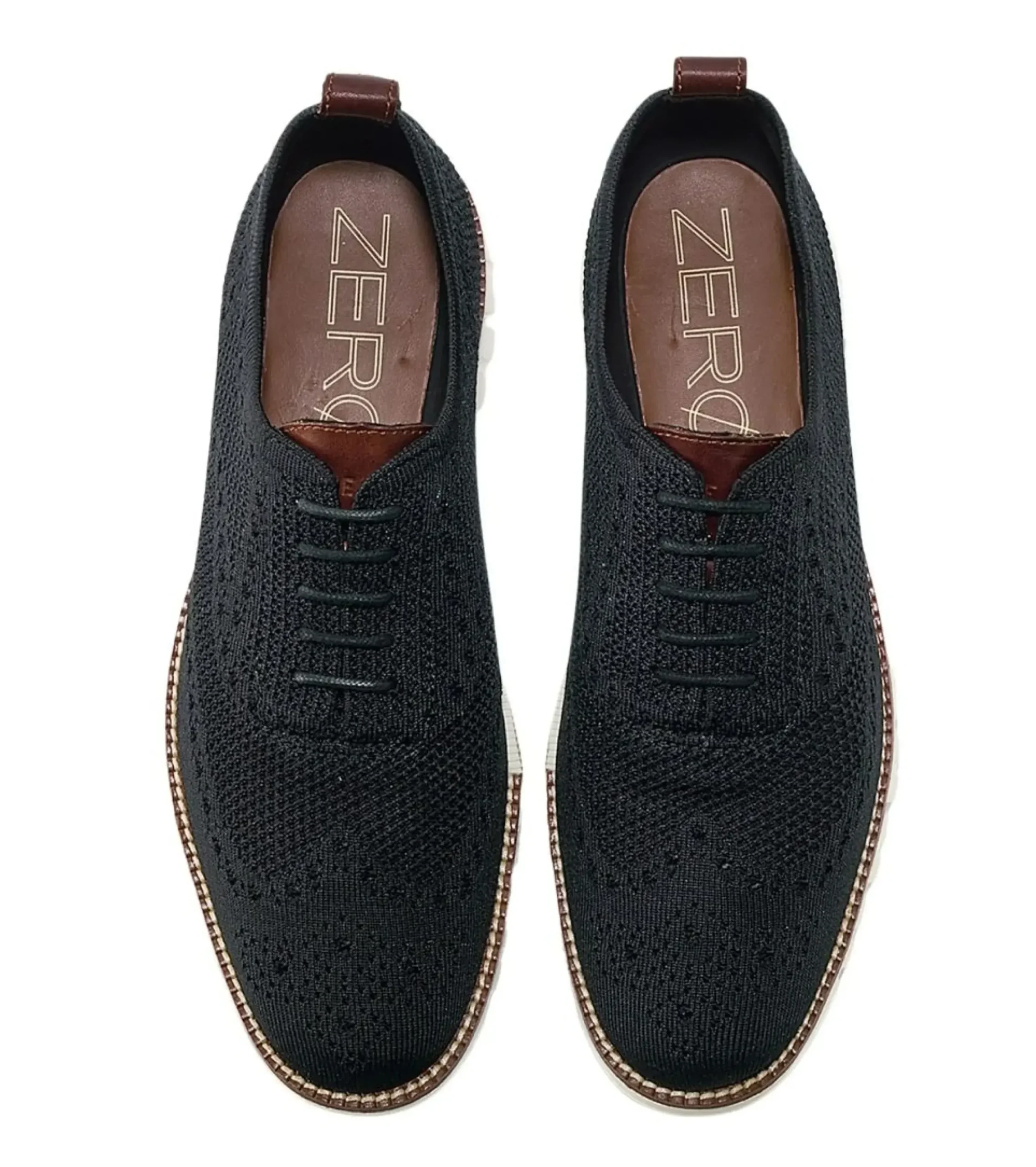 Best Cole Haan Zeru00D8Grand Wingtip Oxford Black Stitchlite