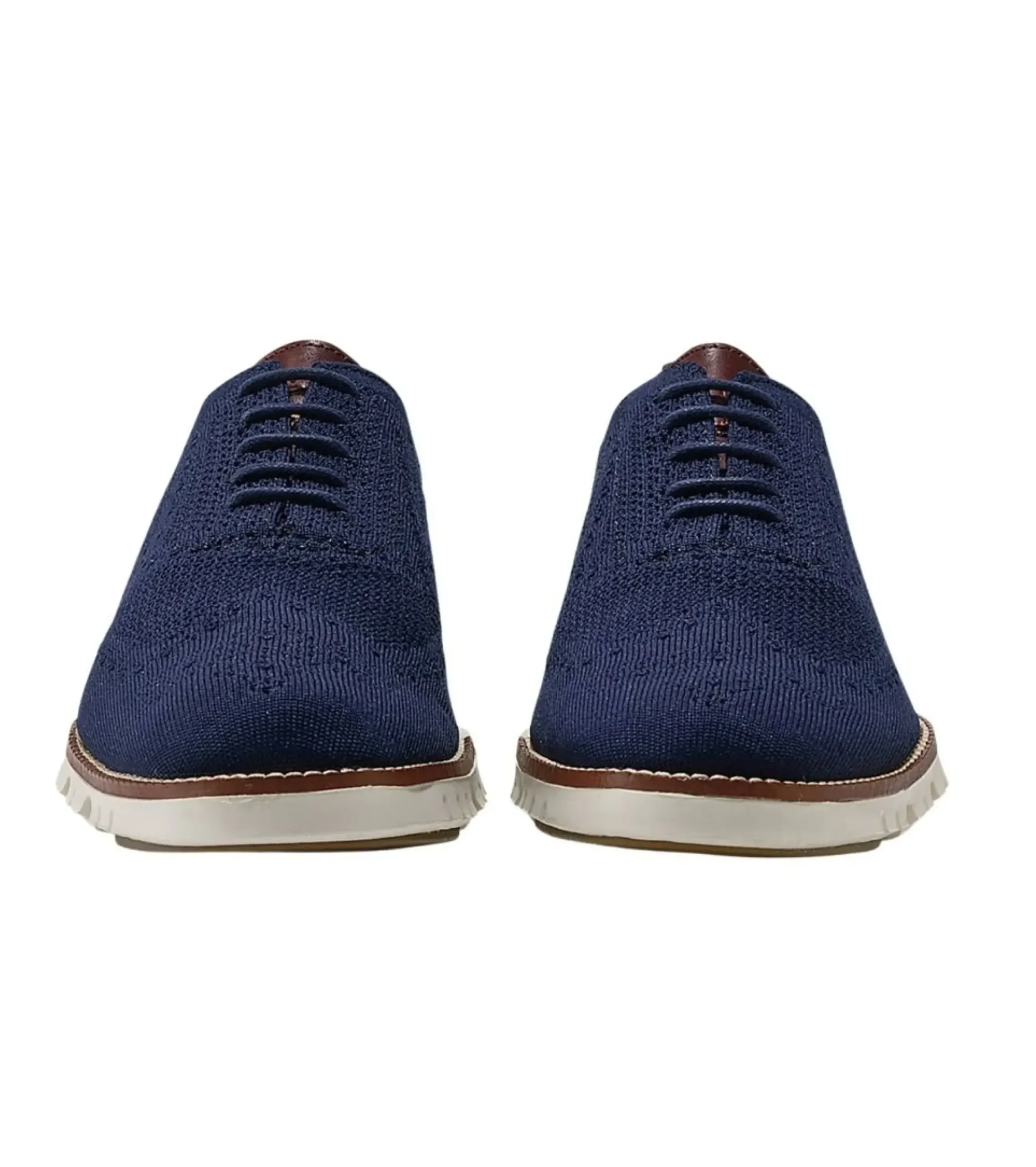 New Cole Haan Zeru00D8Grand Wingtip Oxford Blue Stitchlite