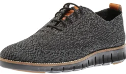 Clearance Cole Haan Zeru00D8Grand Wingtip Oxford Black Magnet Stitchlite