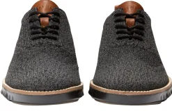 Clearance Cole Haan Zeru00D8Grand Wingtip Oxford Black Magnet Stitchlite